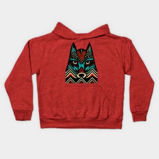 Aztec Wolf II Kids Hoodie